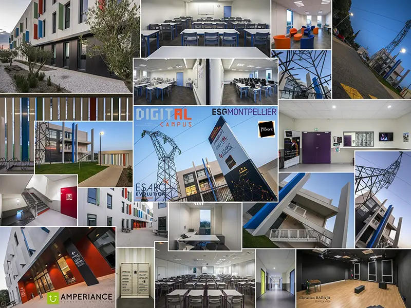 Nos électriciens sur le chantier du Digital Campus Montpellier