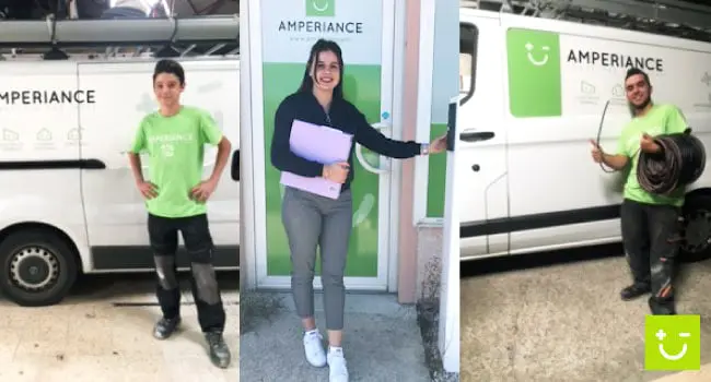 salariés amperiance électricité