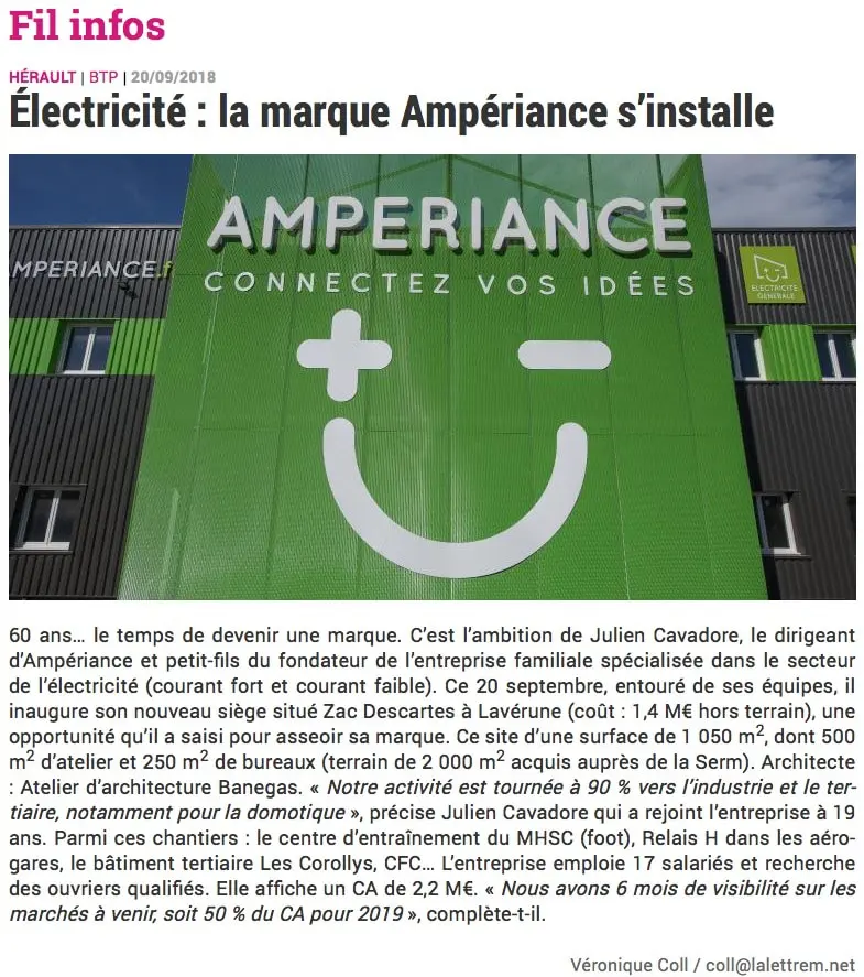 Article presse lettre m 60 ans amperiance 