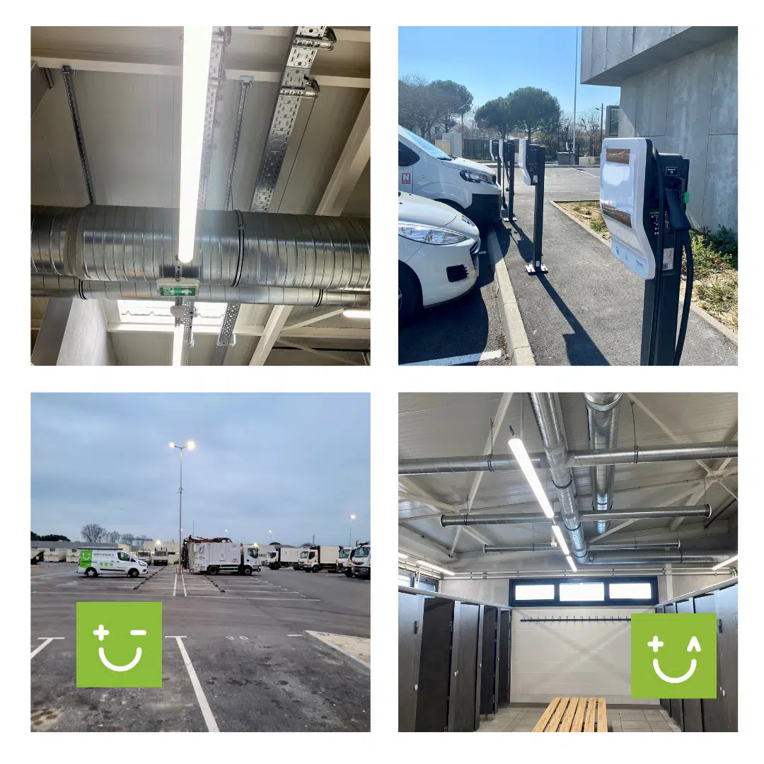 amperiance électricité centre de tri SMN Nicollin