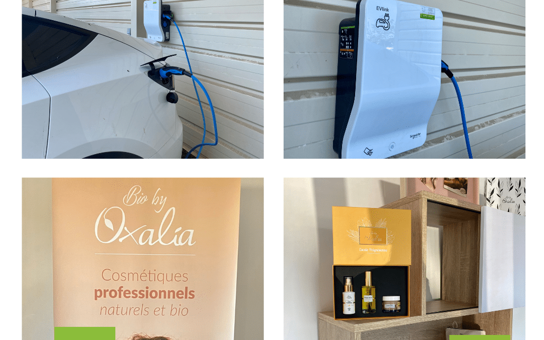 Installation de bornes rechargeables pour véhicules électriques chez LCB Cosmétiques