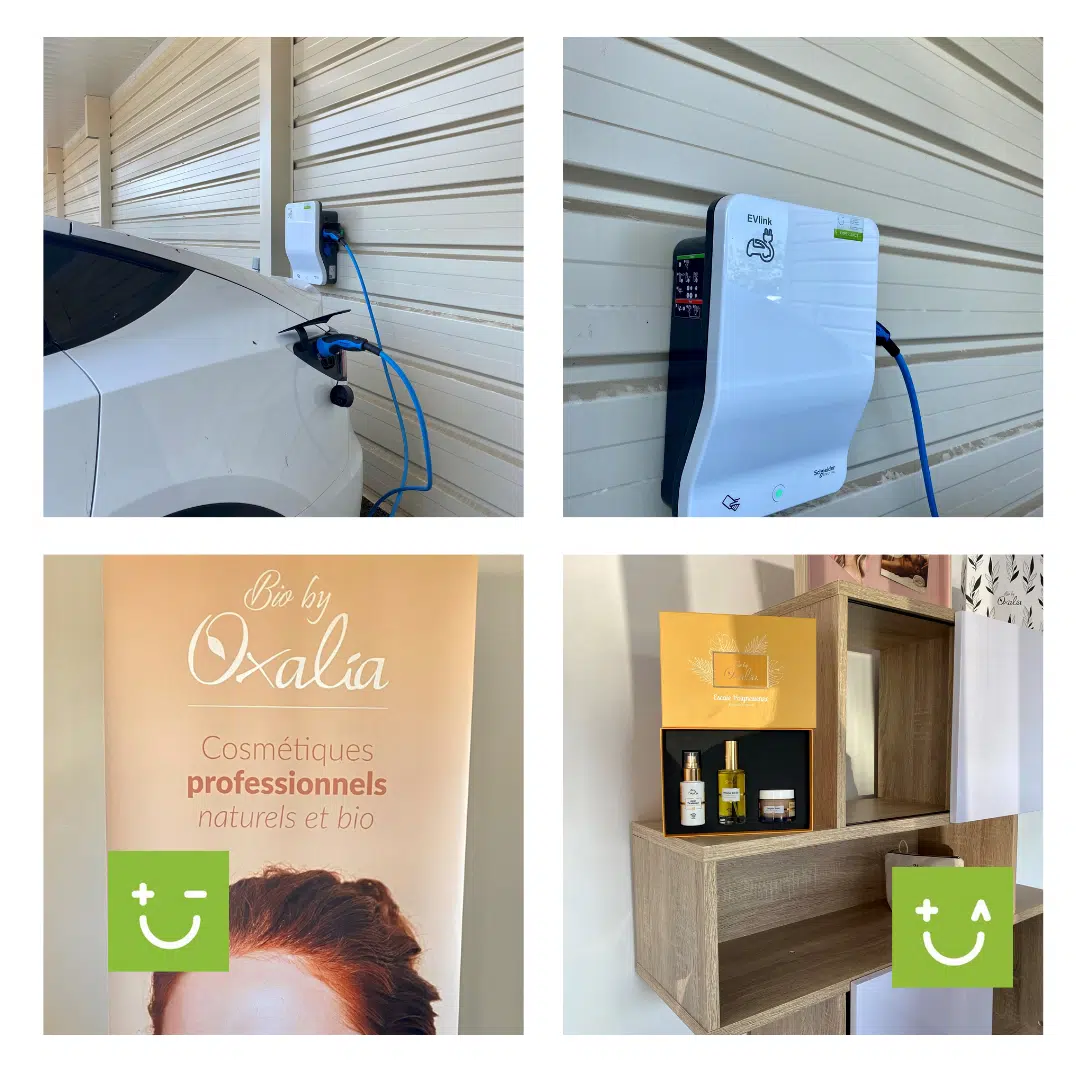 pose bornes rechargeables pour véhicules électriques amperiance