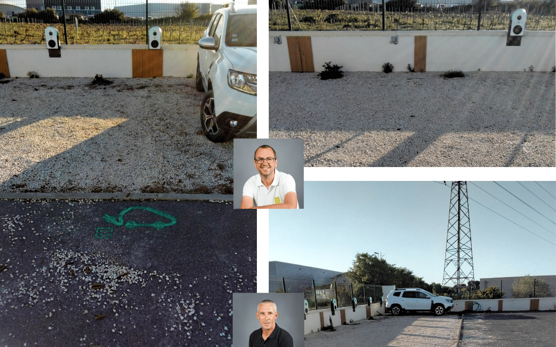 Nouvelle installation de bornes IRVE pour Cayrol Énergie / Envinergy