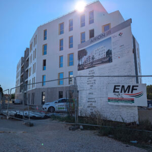 chantier Arion 3 avec l'intervention d'Amperiance société d'électricité générale à Montpellier