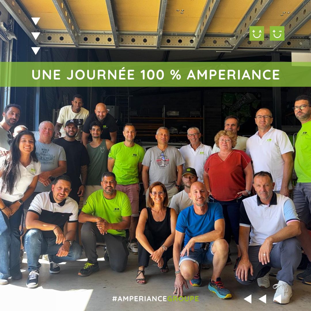 Journée de cohésion pour l'équipe Amperiance