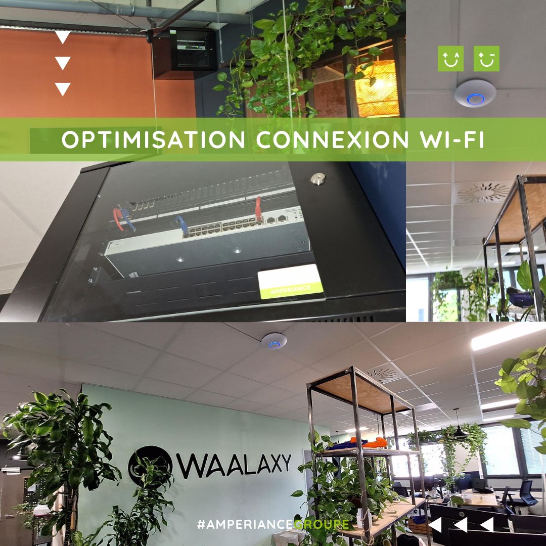 installation-reseau-wifi-entreprise-waapi installation du réseau wi-fi de l'entreprise Waapi par Amperiance à Montpellier