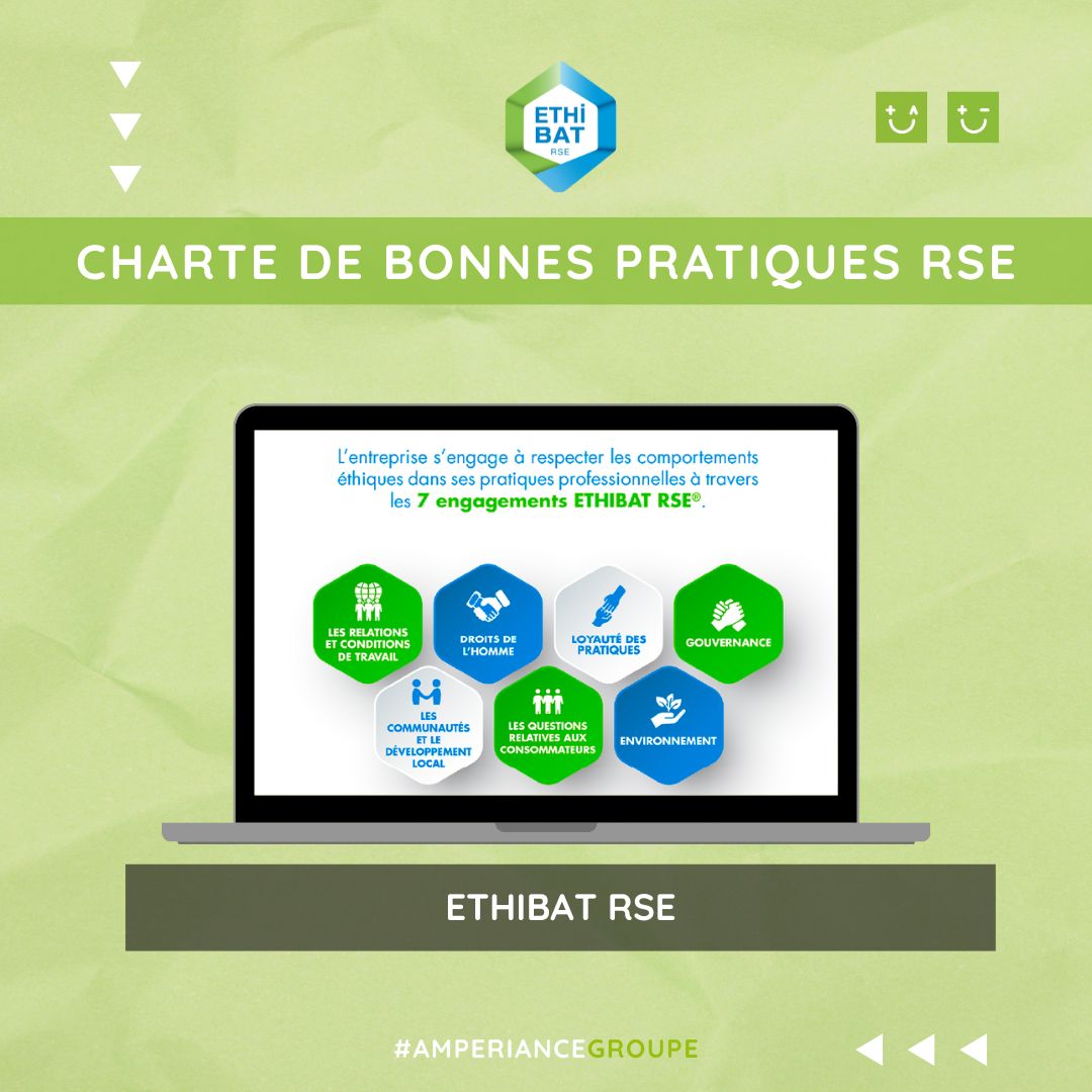 Amperiance signe la charte Ethibat RSE de la FFB