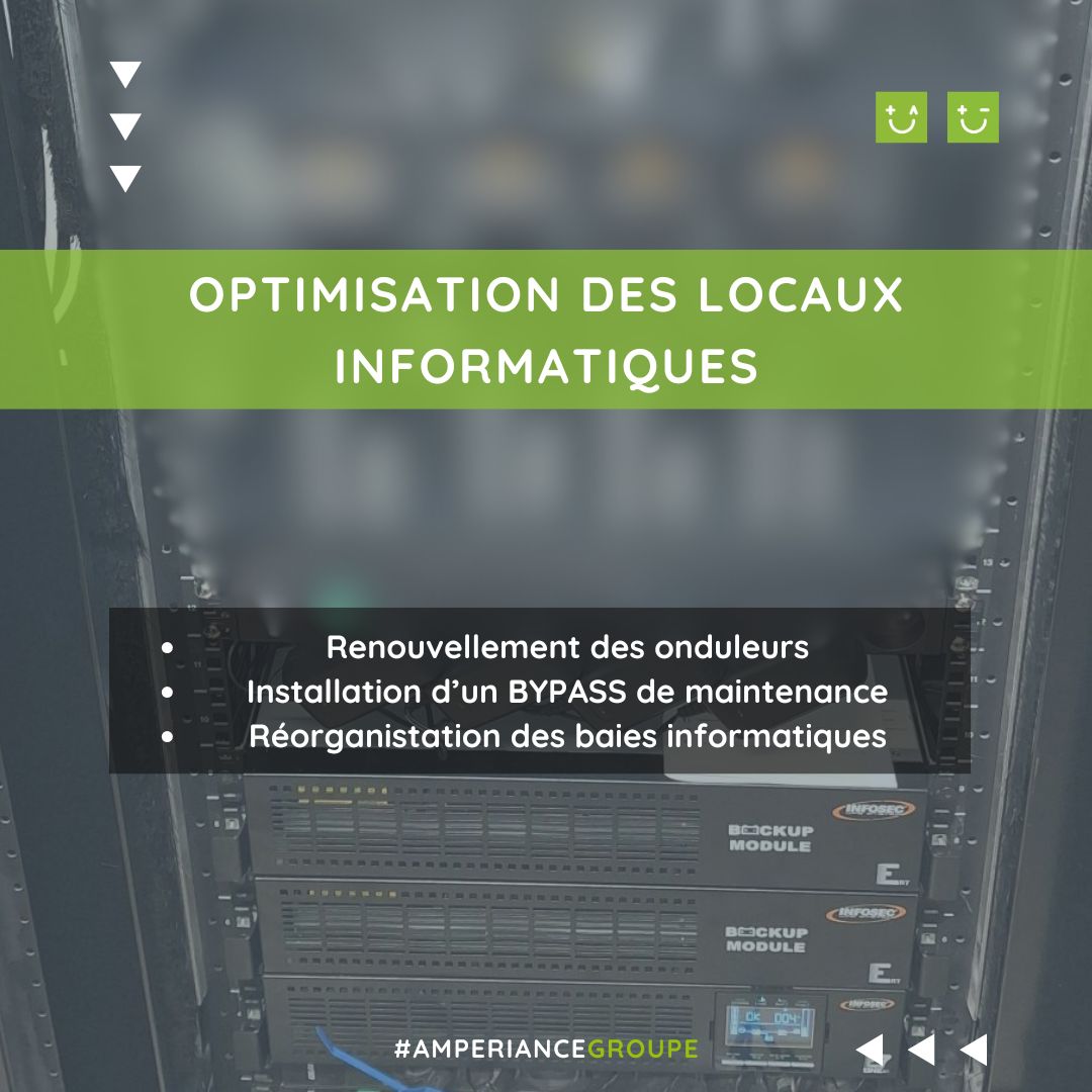 Continuité de service et optimisation des locaux informatiques par Amperiance Erac