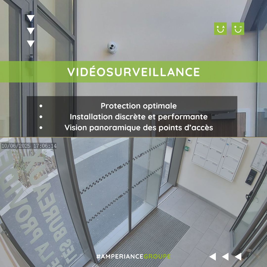 sécurisation et vidéosurveillance à la maison du bâtiment par Amperiance