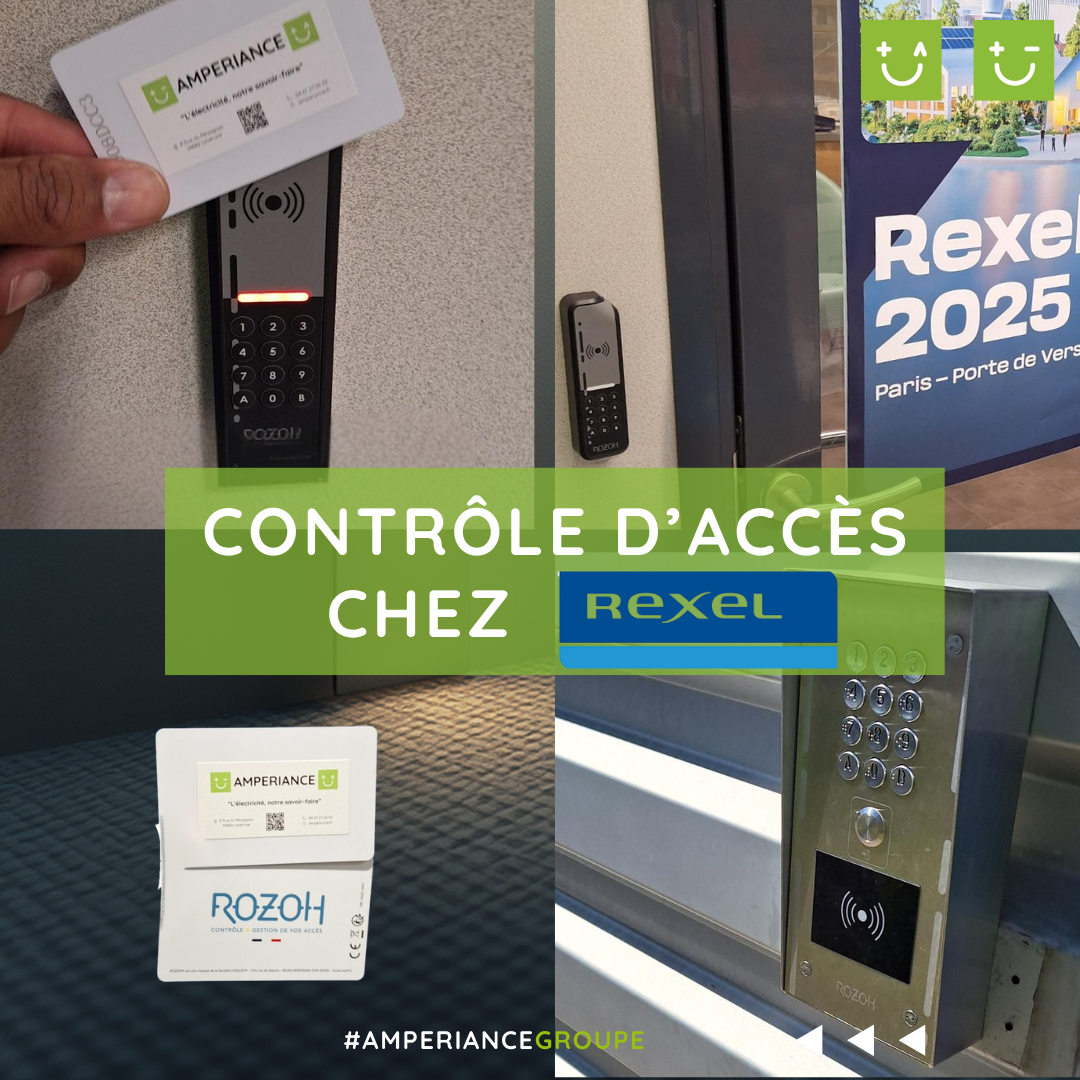 Contrôle d’accès Rexel Montpellier : rénovation par la société d'électricité Amperiance