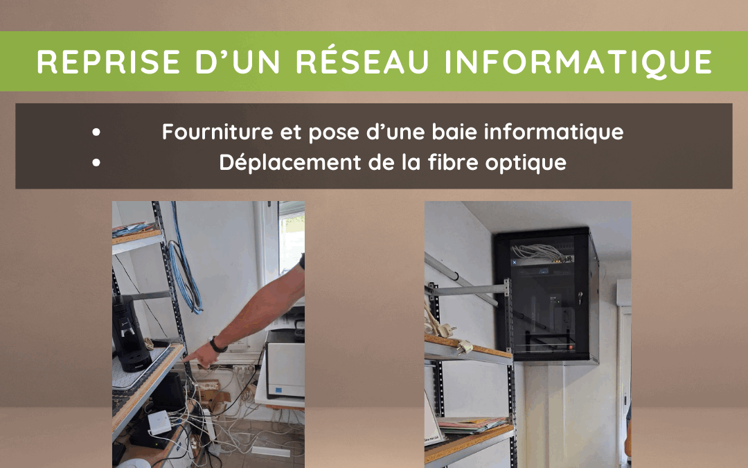 Reprise complète du réseau informatique et mise en conformité électrique
