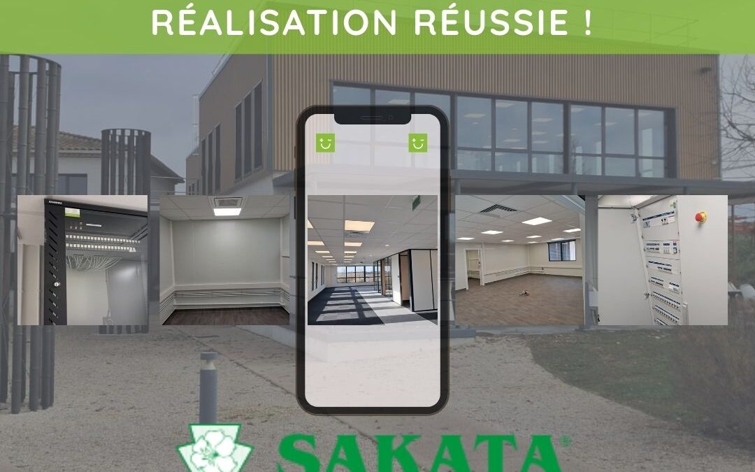 Extension de laboratoires et bureaux pour SAKATA : un chantier CFO / CFA maîtrisé