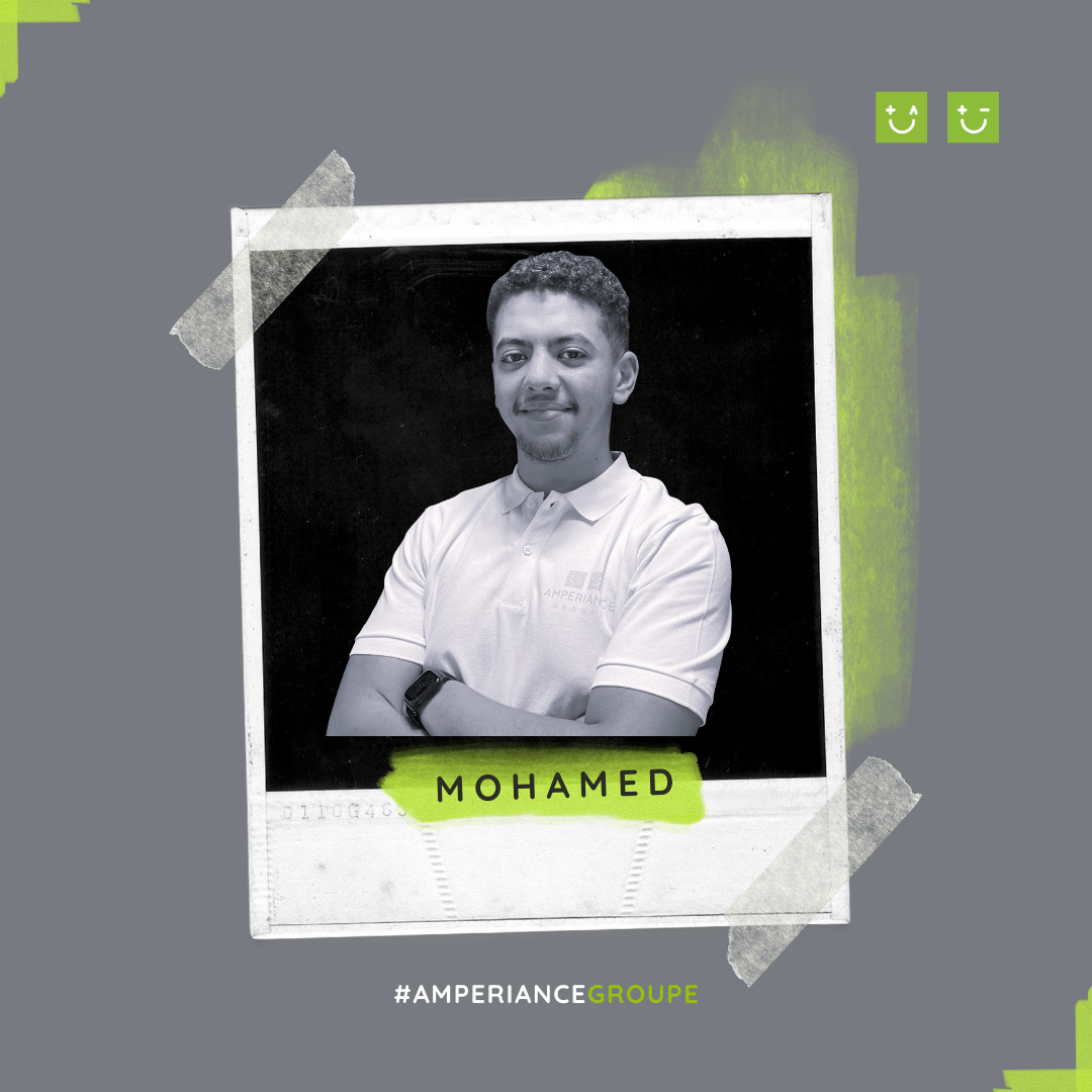 Rencontre avec Mohamed, technicien en formation chez Amperiance