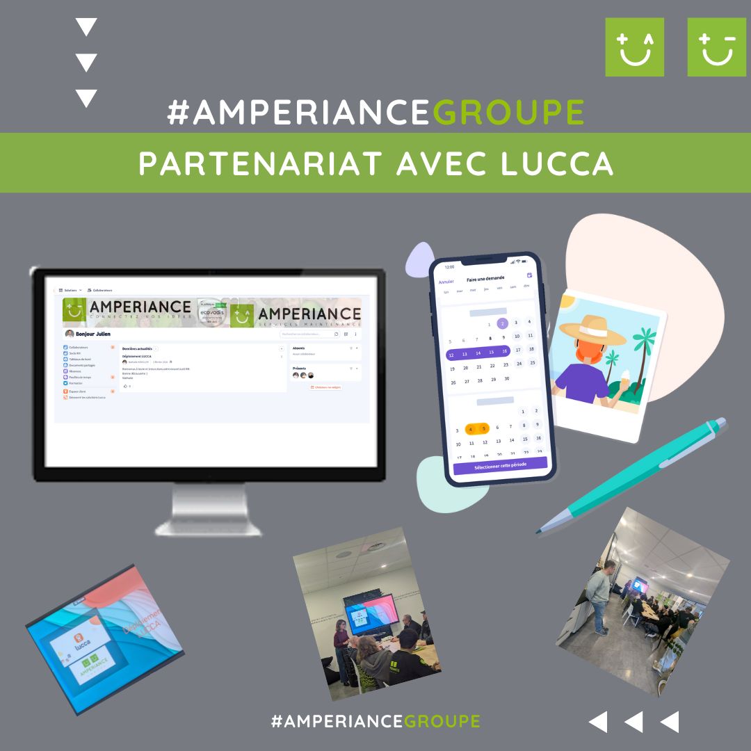 Amperiance digitalise sa gestion RH avec la solution Lucca