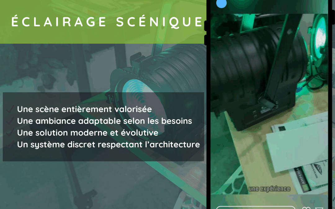 Éclairage scénique de la chapelle de la FFB 34