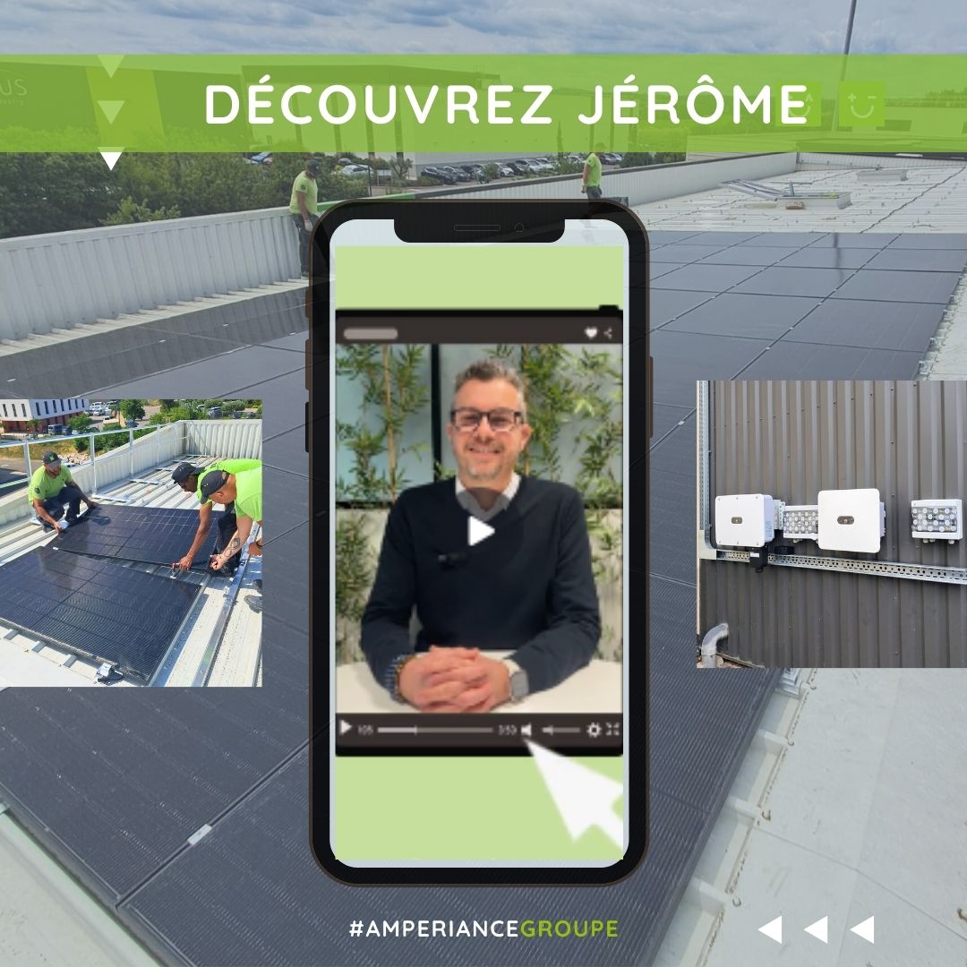 Jérôme Didier développe les solutions photovoltaïques chez Amperiance
